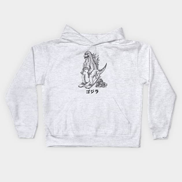 gojira play Kids Hoodie by sober artwerk